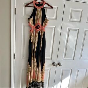 Love J Maxi Dress with waist cut out. Size S